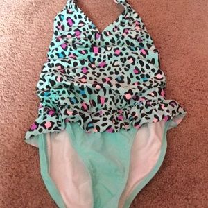 Leopard print swimsuit